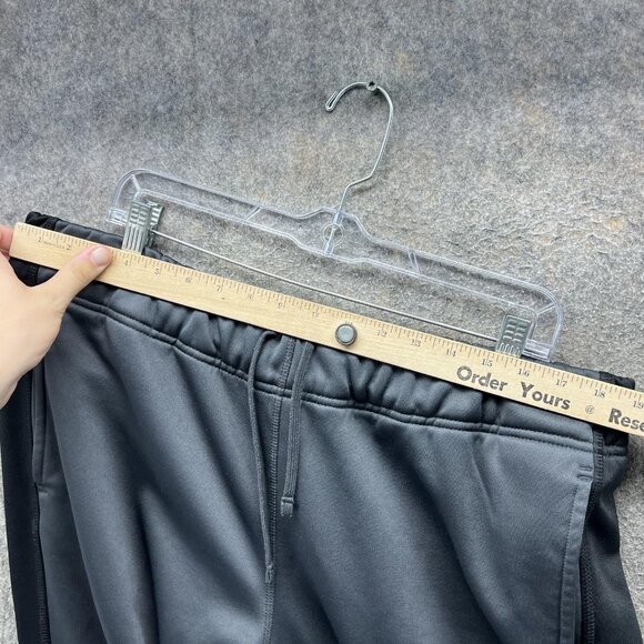 Nike Therma-Fit Pants Mens XL Black Fleece Lined Track Athletic Warm Up Joggers - Picture 9 of 11